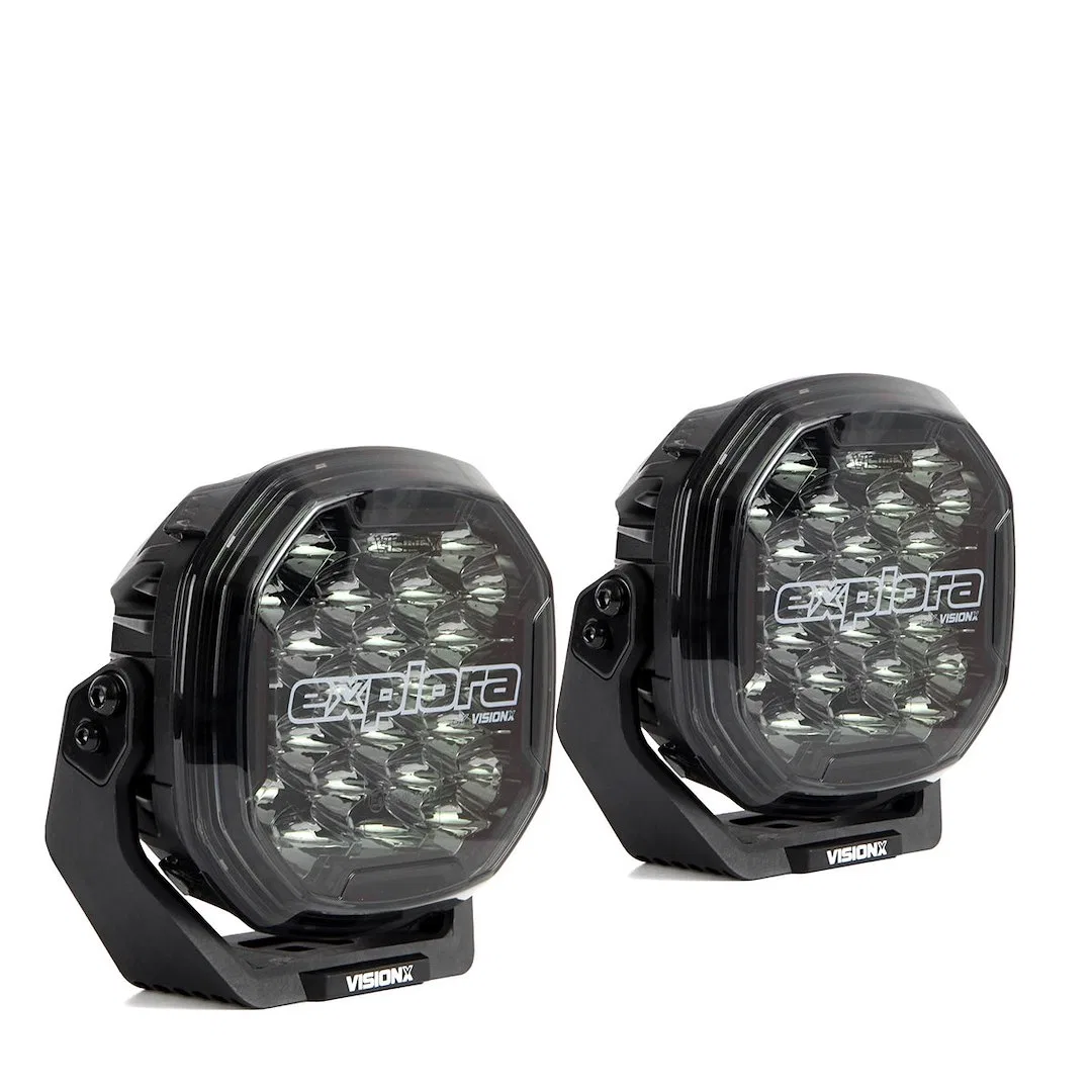 EX-DL24SKIT – VISION X Driving/ Fog Light, LED Dual-Color DRL CREE XTE LED 5 Watt Bulb Round 128 Watt At 10.67 Amp Dr...